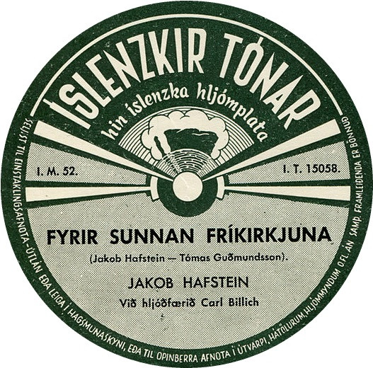 Album herunterladen Jakob Hafstein - Fyrir Sunnan Fríkirkjuna Söngur Villiandarinnar