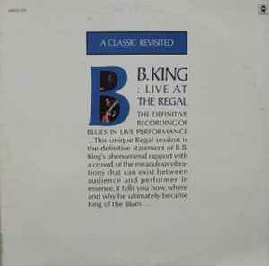 B.B. King - Live At The Regal album cover
