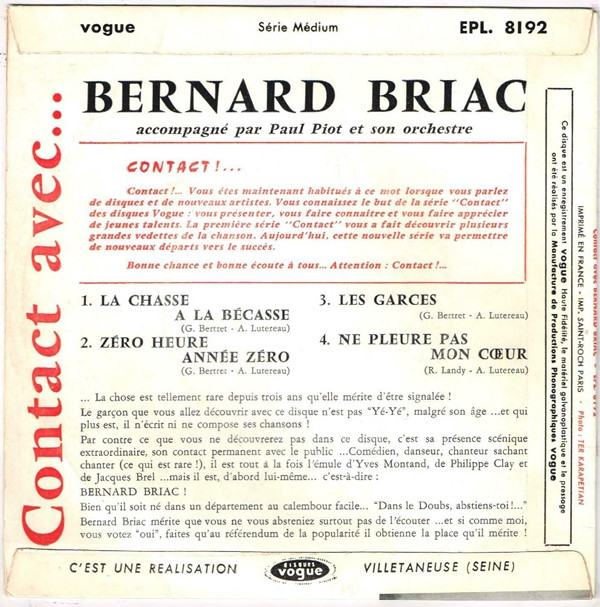 ladda ner album Bernard Briac - La Chasse A La Bécasse