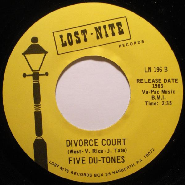 The Five Du-Tones - Shake A Tail Feather / Divorce Court 