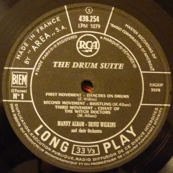 Album herunterladen Manny Albam, Ernie Wilkins Et Leur Orchestre - The Drum Suite