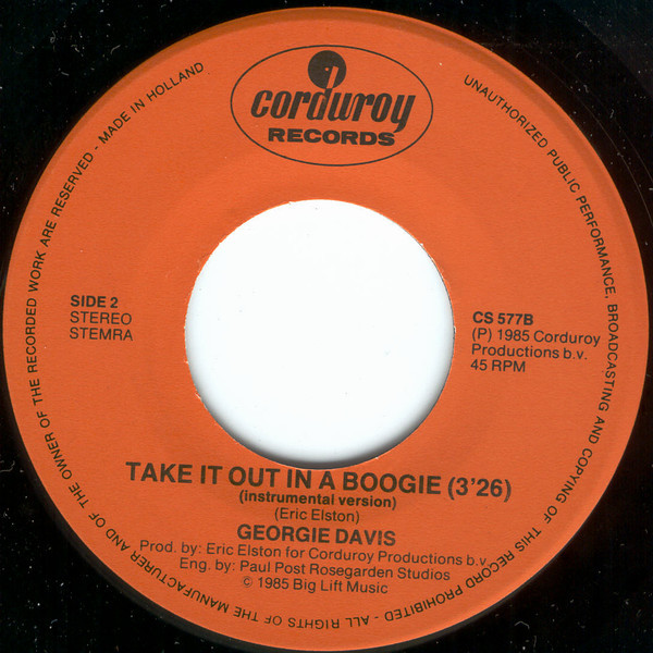 baixar álbum Georgie Davis - Take It Out In A Boogie