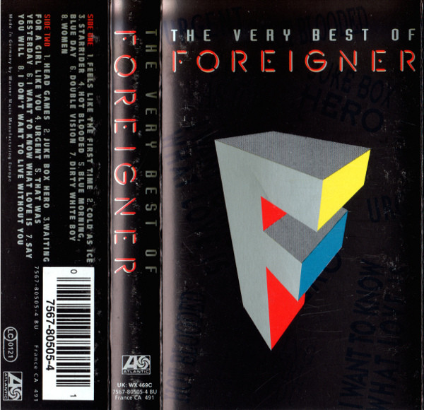 Foreigner – The Very Best Of Foreigner (1992, Vinyl) - Discogs