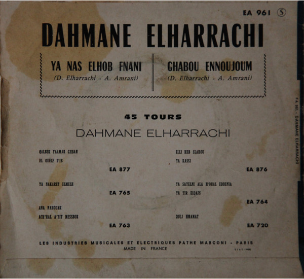 lataa albumi دحمان الحراشي Dahmane Elharrachi - يا ناس الحب فناني Ya Nas Elhob Fnani Ghabou Ennoujoum
