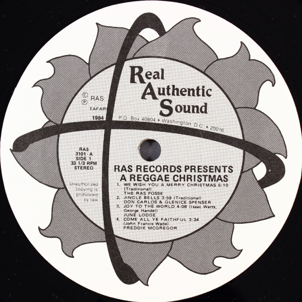 本物の Presents: Records Ras A Christmas Reggae 洋楽