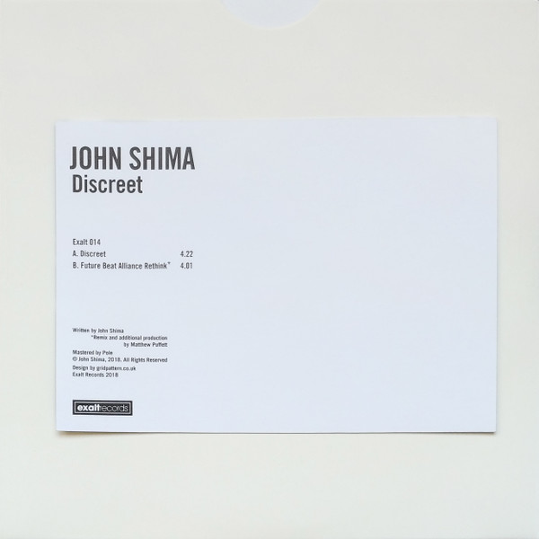 John Shima - Discreet | Exalt Records (Exalt 014) - 2