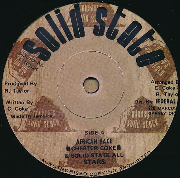 Chester Coke & Solid State All Stars – African Race (Vinyl) - Discogs