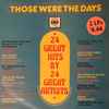 Various - Those Were The Days - 24 Great Hits By 24 Great Artists