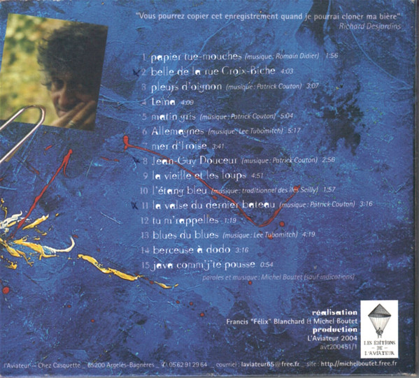 last ned album Michel Boutet - La Cordillère Des Anges