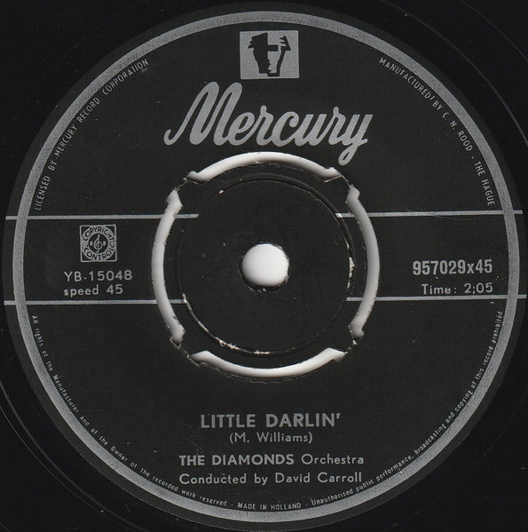 The Diamonds Little Darlin 1957 Vinyl Discogs