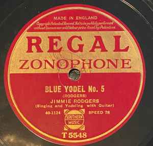 Jimmie Rodgers – Blue Yodel No. 5 / I'm Sorry We Met (Shellac