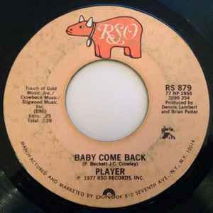 Baby Come Back (Vinyl, 7