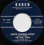 Cover of Quick Change Artist / Give The Man A Chance, 1967, Vinyl