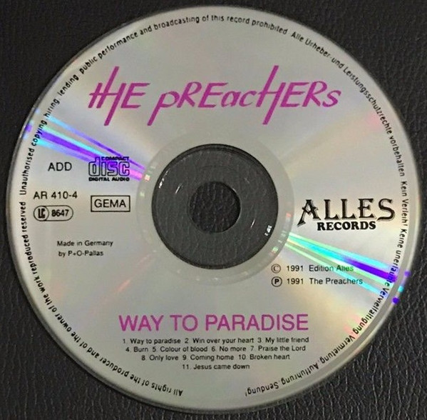 ladda ner album The Preachers - Way To Paradise