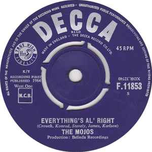 Everything's Al' Right - The Mojos