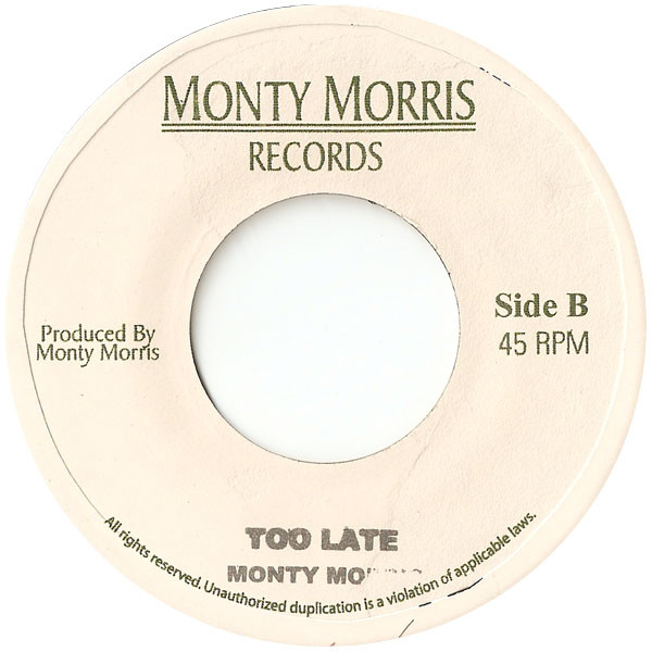 descargar álbum Monty Morris - Ena Bella Too Late