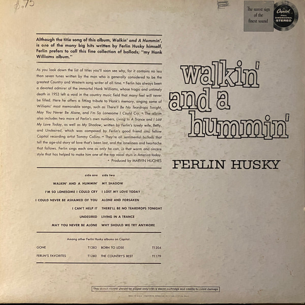 baixar álbum Ferlin Husky - Walkin And A Hummin