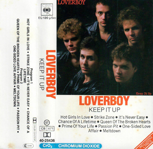 Loverboy – Keep It Up (1983, Cassette) - Discogs