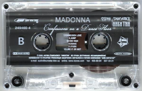 Madonna「Confessions On A Dancefloor」カセット