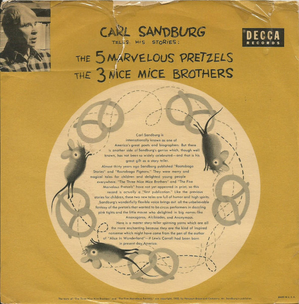 lataa albumi Carl Sandburg - Carl Sandburg Tells His Stories
