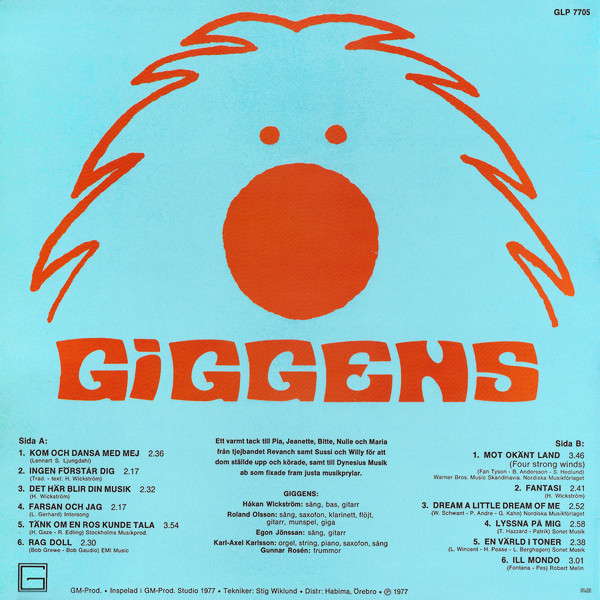 lataa albumi Giggens - Giggens