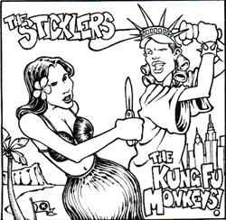 The Sticklers / The Kung Fu Monkeys - Split 7''