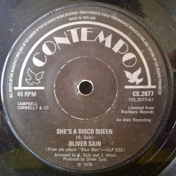 Oliver Sain – She's A Disco Queen (1975, Vinyl) - Discogs