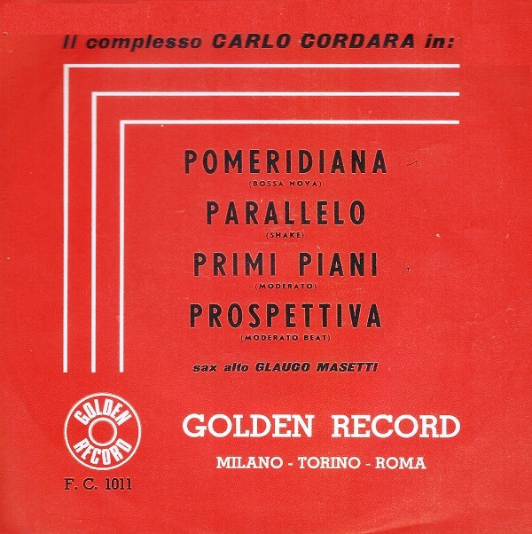 baixar álbum Il Complesso Carlo Cordara - Pomeridiana