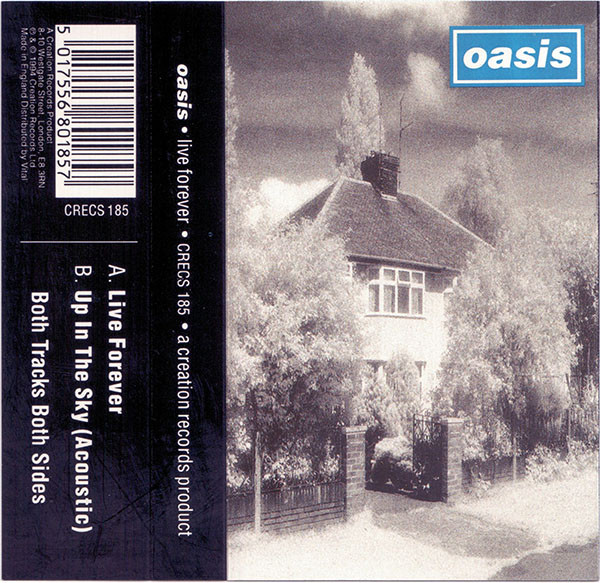 Oasis – Live Forever (1994, Cassette) - Discogs