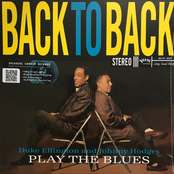 Duke Ellington And Johnny Hodges - Back To Back (Duke Ellington And Johnny Hodges Play The Blues) | Speakers Corner Records (6055) - main