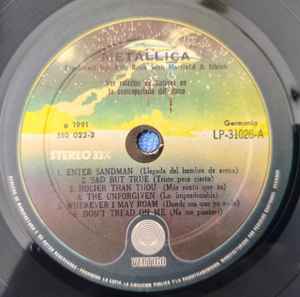 Metallica – Metallica (1991, Vinyl) - Discogs