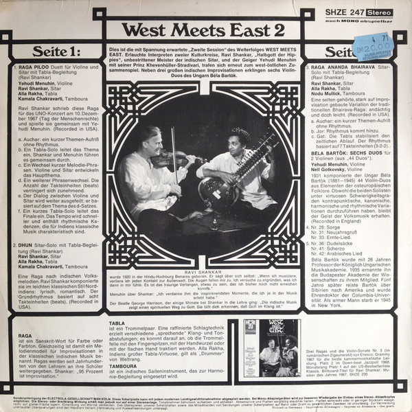 baixar álbum Menuhin Shankar - West Meets East 2