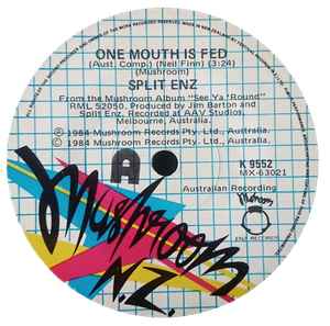 Split Enz - One Mouth Is Fed album cover