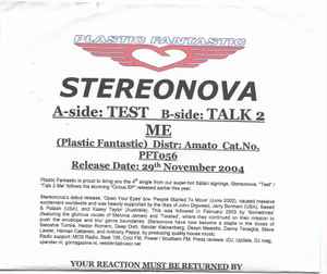 Stereonova - Test / Talk 2 Me album cover