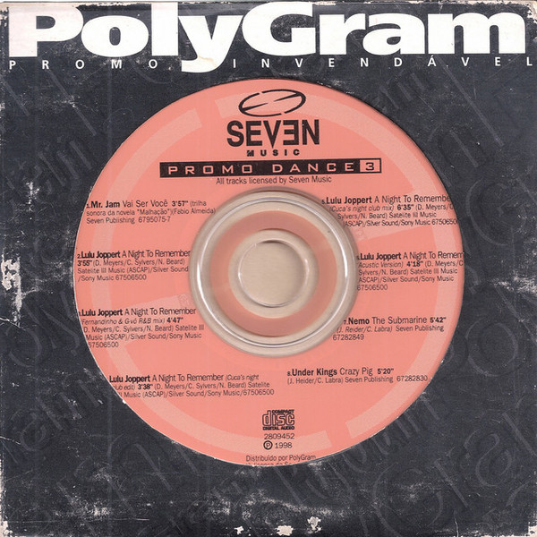 Seven - Promo Dance 3 (1998, CD) - Discogs