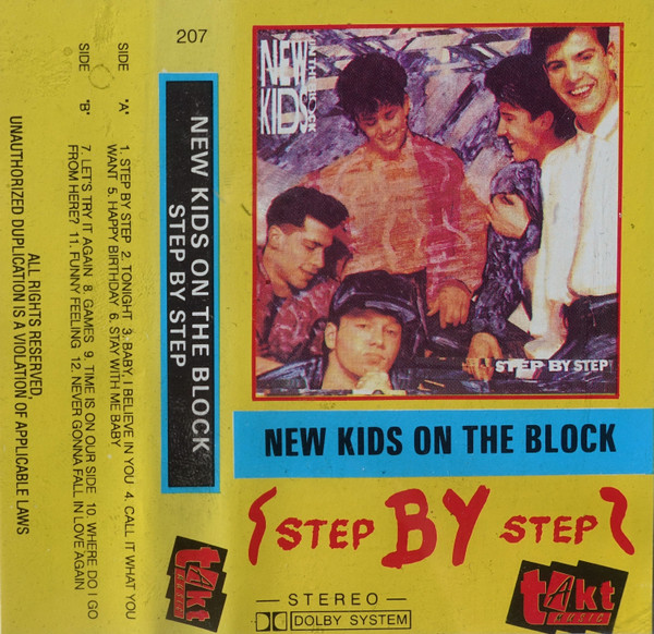 New Kids On The Block Step By Step Cassette Discogs