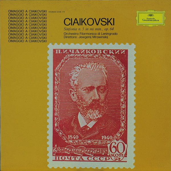 last ned album Tchaikovsky, Leningrad Philharmonic Orchestra, Yevgeny Mravinsky - Sinfonia n5 in mi min op64