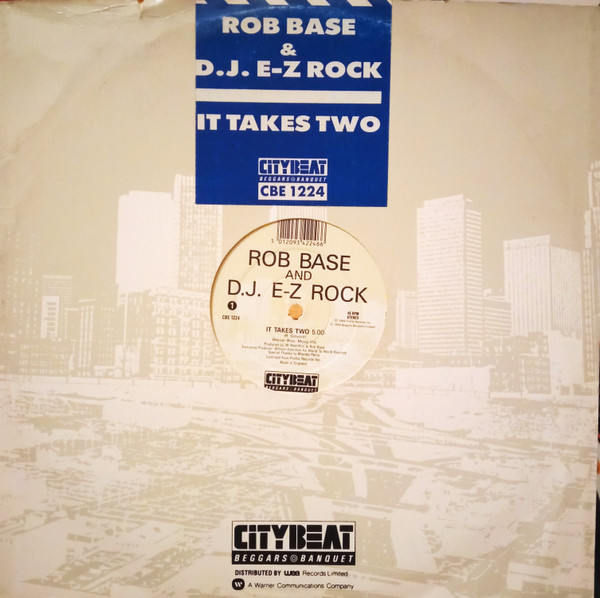 Rob Base & D.J. E-Z Rock – It Takes Two (1988, HRM Pressing, Vinyl