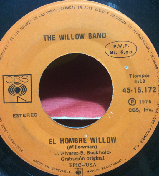The Willow Band – Willowman / Funky Guitar Man (1976, Vinyl) - Discogs