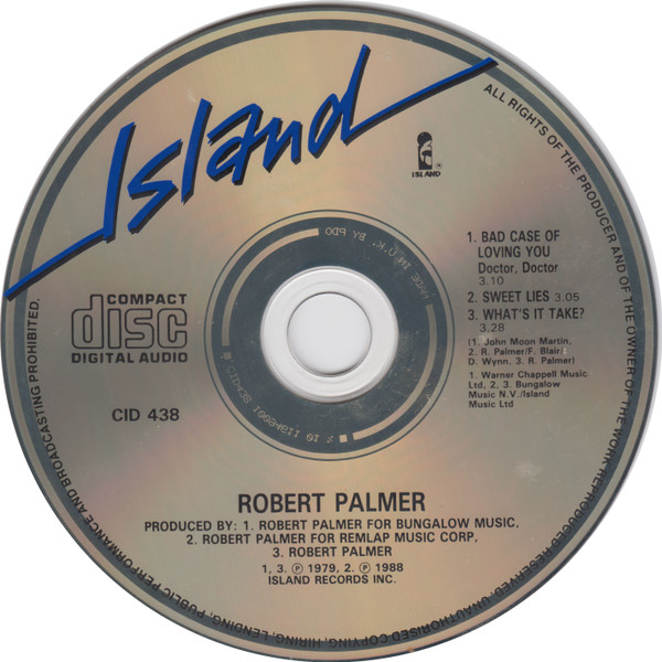 ladda ner album Robert Palmer - Bad Case Of Loving You Doctor Doctor