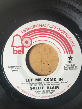 télécharger l'album Sallie Blair - Let Me Come In Walk Proudly Walk