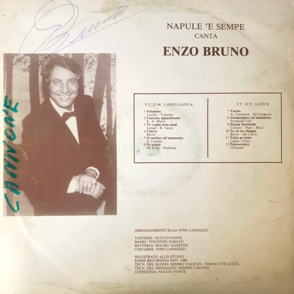 baixar álbum Enzo Bruno - Napule E Sempe
