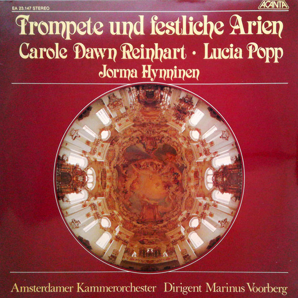 Album herunterladen Lucia Popp, Carole Dawn Reinhart, Jorma Hynninen - Trompete Und Festliche Arien