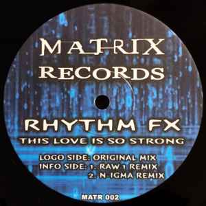 Rhythm FX - This Love Is So Strong album cover