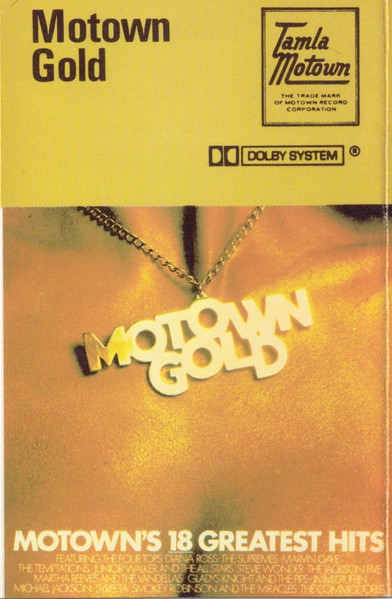 Motown Gold: Motown's 18 Greatest Hits (1975, Cassette) - Discogs