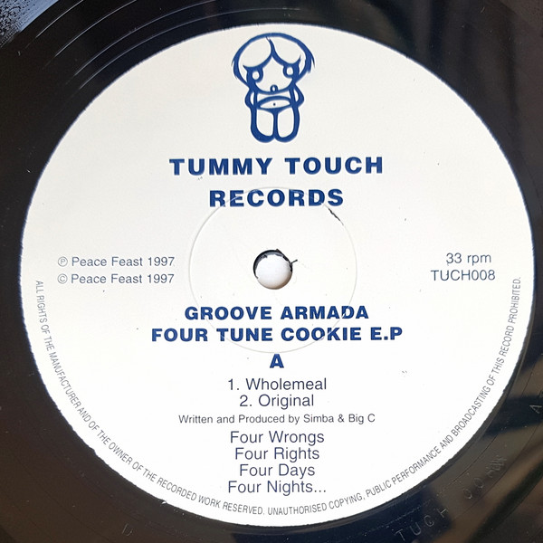 Groove Armada – Four Tune Cookie E.P (1997, Vinyl) - Discogs