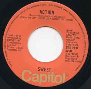 The Sweet - Action album cover