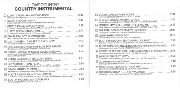 télécharger l'album Various - Country Instrumental