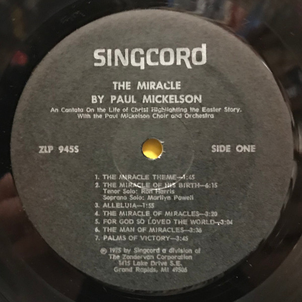 last ned album Paul Mickelson - The Mircale