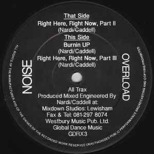 Right Here, Right Now, Part II - Noise Overload